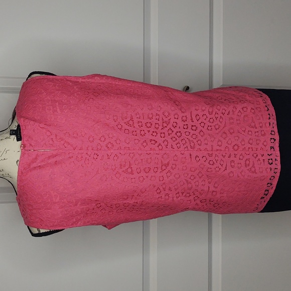 Talbots 🩷 sleeveless lined eyelet lined cotton tank blouse, 🆕 - Picture 3 of 12